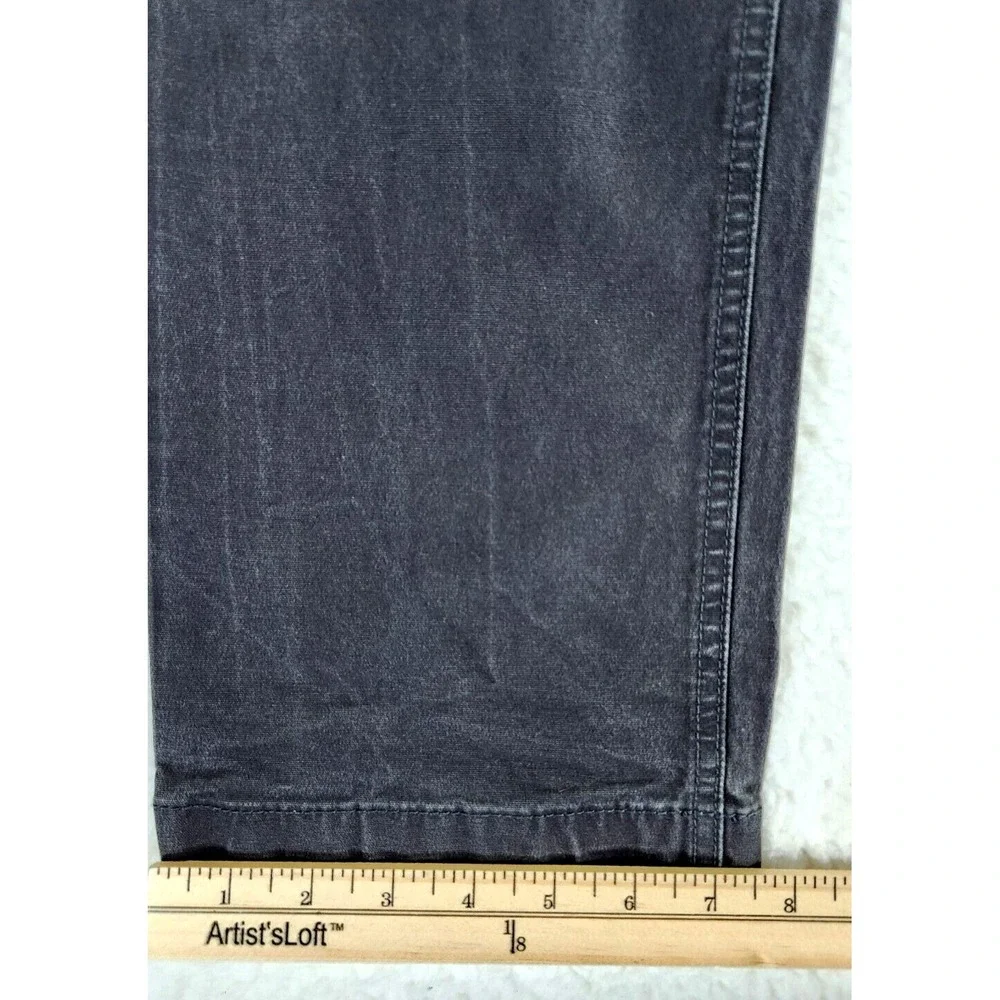 Prana Slim Fit Jeans Men's 34x32* (Fits 35x31) Gray Stretch Denim Organic Cotton